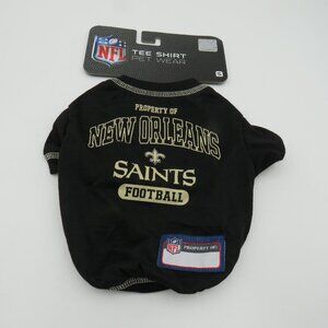 New Orleans Saints NFL Pet‎ Dog Shirt Small Pets First Football Tee Pet Wear